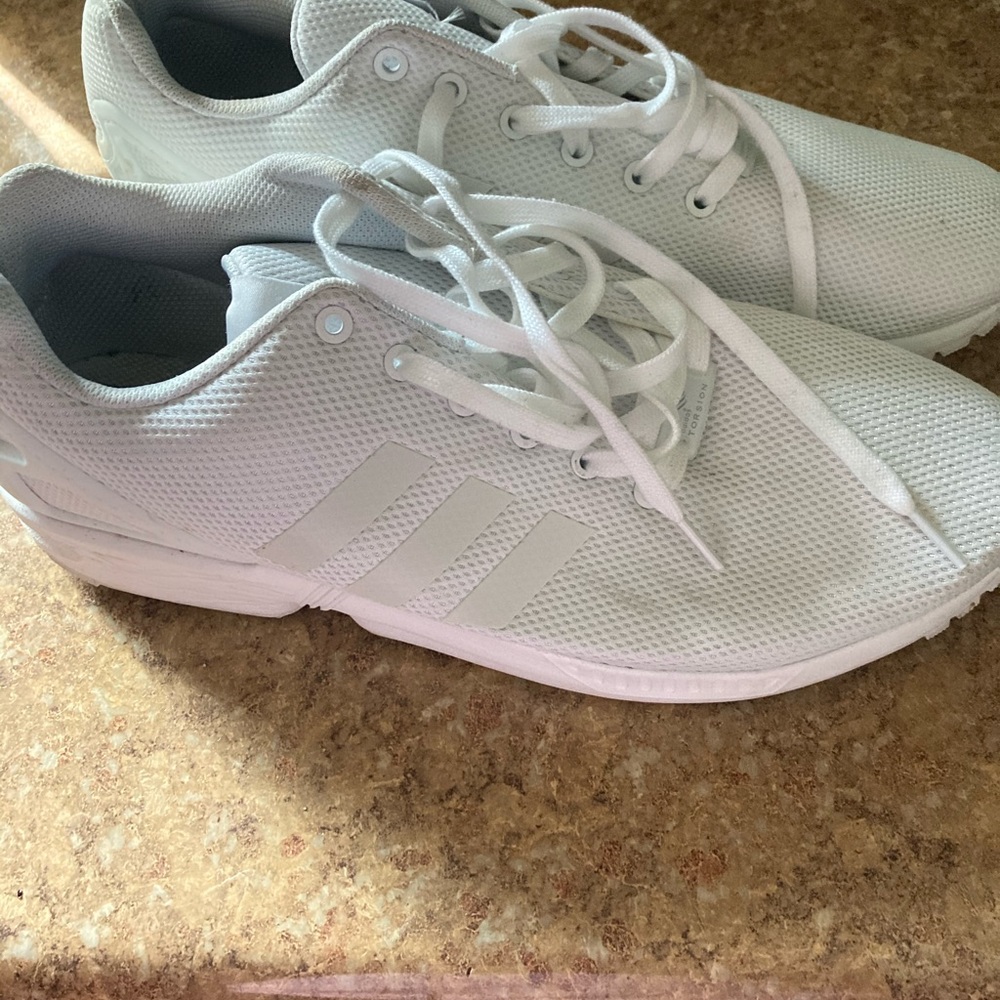 White Adidas Shoes